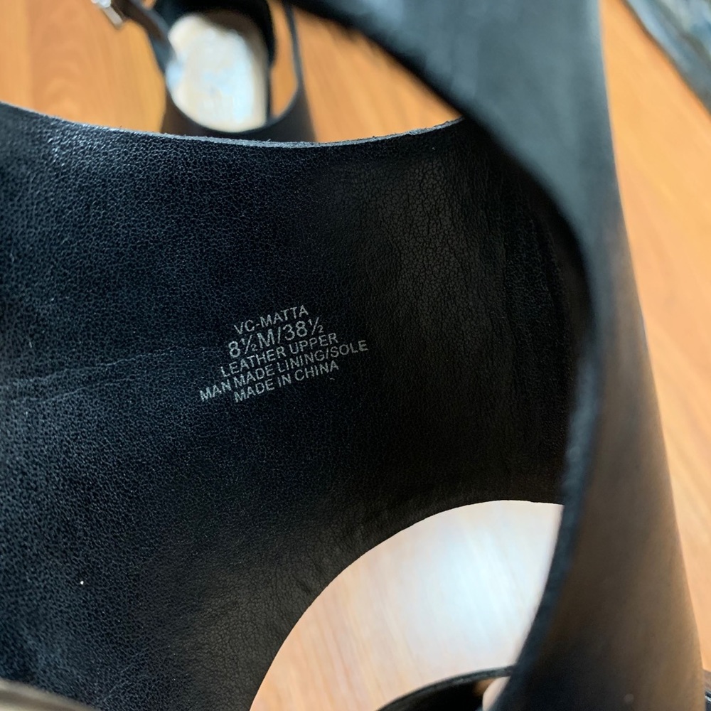 Vince Camuto Matta Studded Platform Wedge Black - image 6